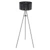 Globo BARZI Staande lamp Zwart, 1-licht