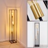 Ibusuki Staande lamp Goud, Messing, Zwart, 3-lichts