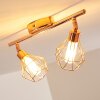 Ferrand Plafondlamp LED Koperkleurig, 2-lichts