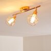Ferrand Plafondlamp LED Koperkleurig, 2-lichts