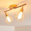 Ferrand Plafondlamp LED Koperkleurig, 2-lichts