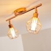 Ferrand Plafondlamp LED Koperkleurig, 2-lichts