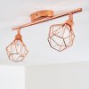 Ferrand Plafondlamp LED Koperkleurig, 2-lichts