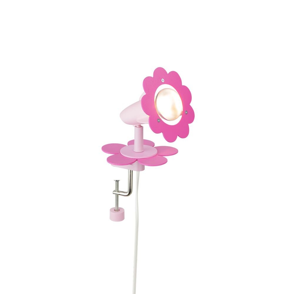 Elobra BLÜTE Klempunt Roze, 1-licht main product photo