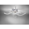 Paul Neuhaus Q-MALINA Plafondlamp LED Nikkel mat, 4-lichts, Afstandsbediening