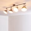 Dompierre Plafondlamp Grijs, Wit, 4-lichts