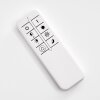 Salmi Plafondlamp LED Aluminium, Wit, 1-licht, Afstandsbediening