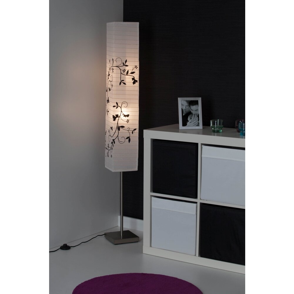 Brilliant Nerva Staande lamp Grijs, Wit, 2-lichts main product photo