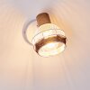 Bariloche Muurlamp Chroom, Wit, 1-licht