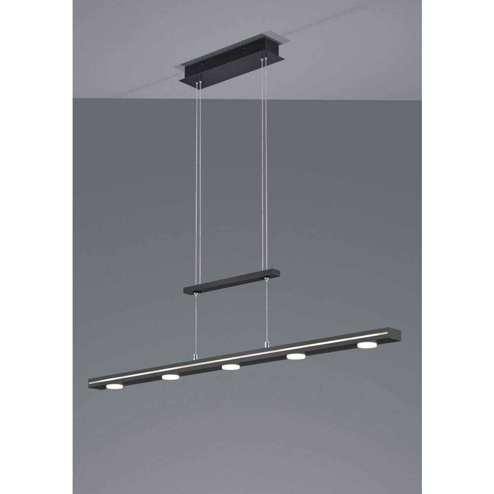 Trio Lacal Hanglamp LED Nikkel mat, 7-lichts main product photo