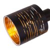 Globo TUNNO Plafondlamp Zwart, 3-lichts