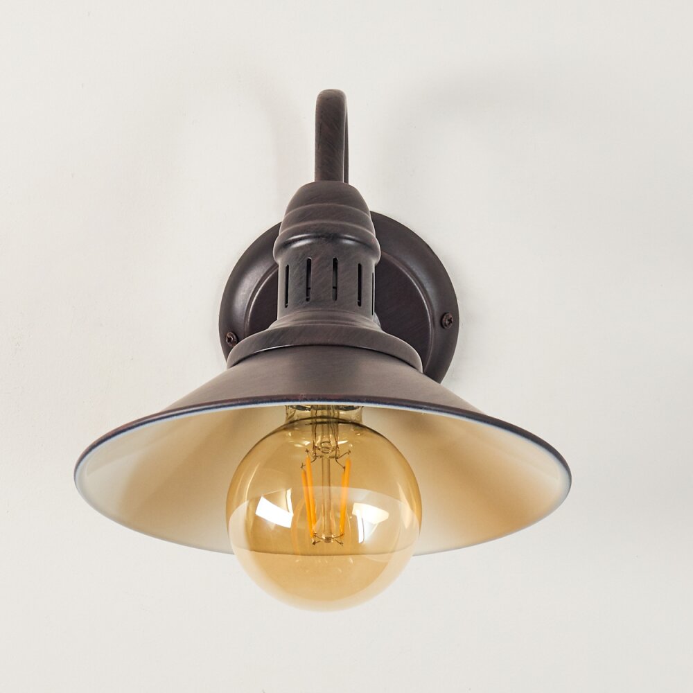 Nibyn Muurlamp Beige, Donkerbruin, 1-licht