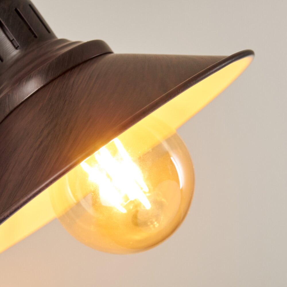 Nibyn Muurlamp Beige, Donkerbruin, 1-licht