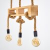 Riekje Hanglamp Bruin, Hout licht, Zwart, 3-lichts Riekje Hanglamp Bruin, Hout licht, Zwart, 3-lichts