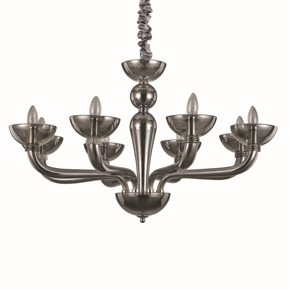 Ideallux CASANOVA kroonluchter Chroom, 8-lichts main product photo