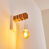 Barbengo Muurlamp Bruin, Wit, 1-licht
