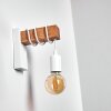 Barbengo Muurlamp Bruin, Wit, 1-licht