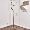 Pitasch Staande lamp LED Nikkel mat, 1-licht