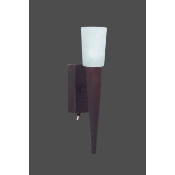 Trio FACELLA Muurlamp Bruin, Roest, 1-licht