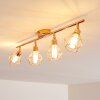 Ferrand Plafondlamp LED Koperkleurig, 4-lichts