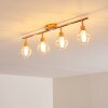 Ferrand Plafondlamp LED Koperkleurig, 4-lichts
