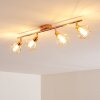 Ferrand Plafondlamp LED Koperkleurig, 4-lichts