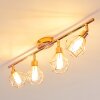 Ferrand Plafondlamp LED Koperkleurig, 4-lichts