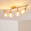 Ferrand Plafondlamp LED Koperkleurig, 4-lichts