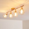 Ferrand Plafondlamp LED Koperkleurig, 4-lichts
