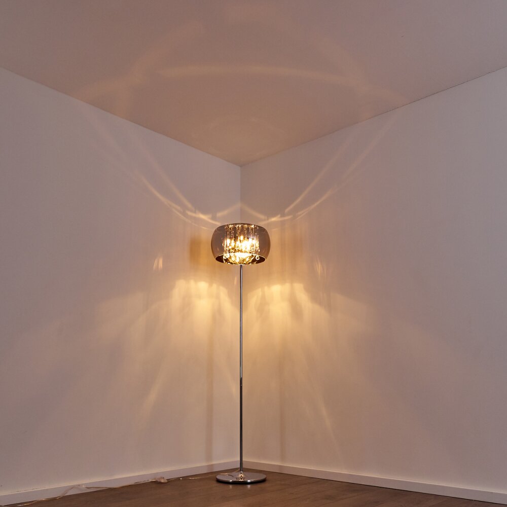Blacklick Staande lamp Chroom, 4-lichts
