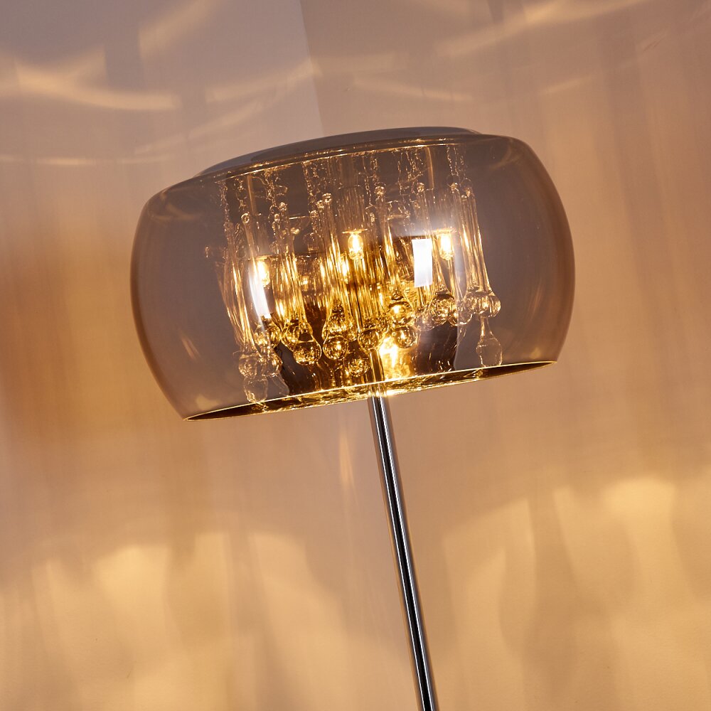 Blacklick Staande lamp Chroom, 4-lichts