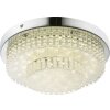 Globo Cake Plafondlamp LED Chroom, 1-licht