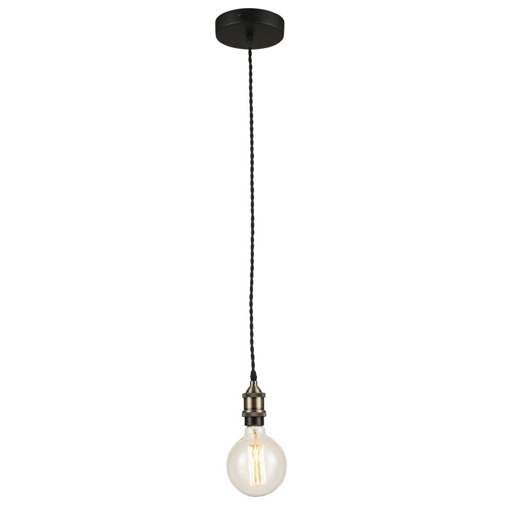 Lutec VINTAGE Plafondlamp Bruin, 1-licht main product photo