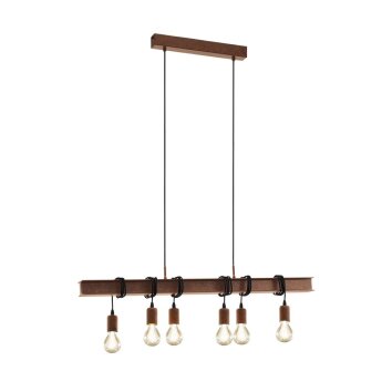 Eglo TOWNSHEND 4 Hanger Bruin, 6-lichts