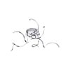 Paul Neuhaus Lina Plafondlamp LED Chroom, 3-lichts