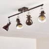 Danikon Plafondlamp Bruin, 4-lichts