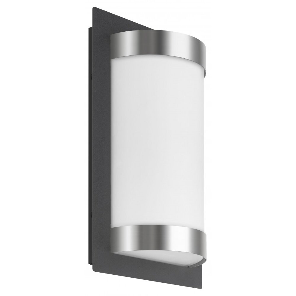 LCD Buiten muurverlichting LED roestvrij staal, Zwart, 1-licht