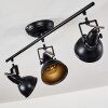 Tina Plafondlamp Zwart, 3-lichts