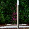 Caserta Buiten staande lamp roestvrij staal, 1-licht, Bewegingsmelder