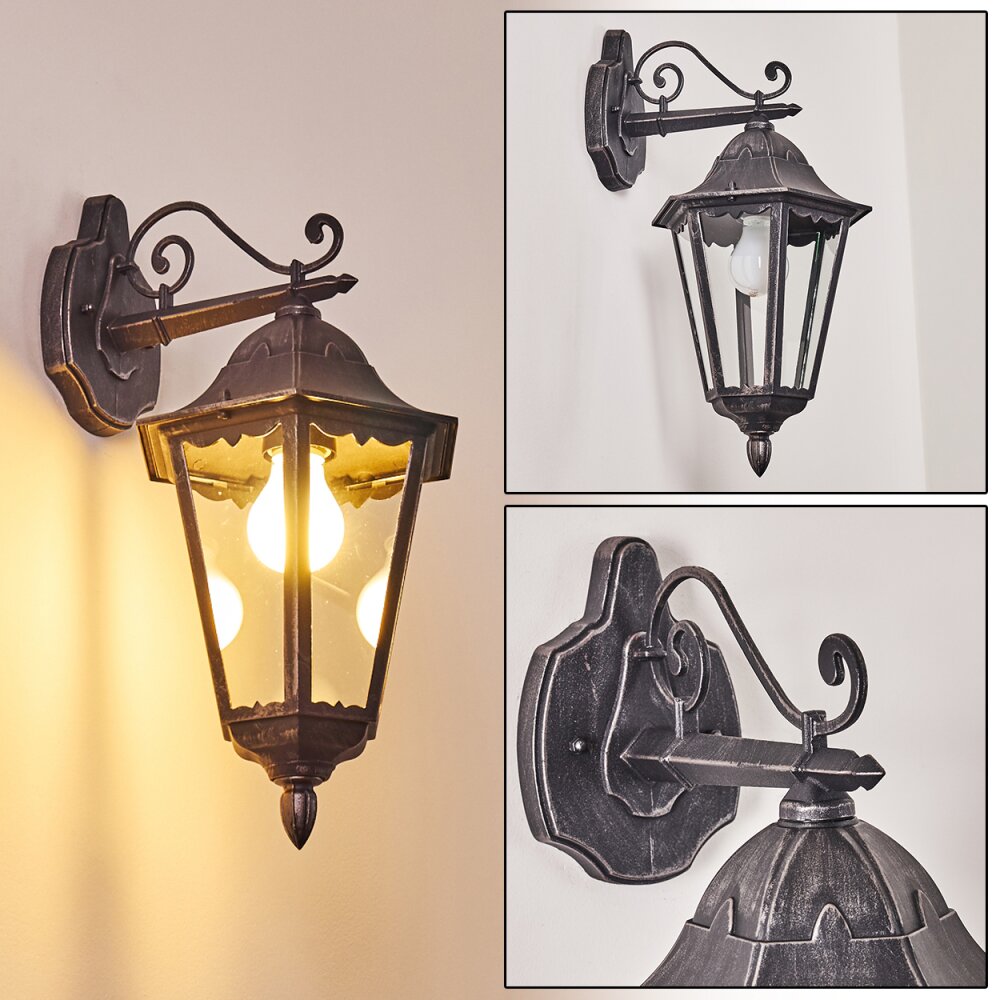 Lignac Buiten muurverlichting Zwart, 1-licht main product photo