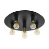 EGLO PASSANO Plafondlamp Zwart, 6-lichts