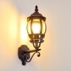Lentua Buiten muurverlichting Zwart, 1-licht