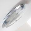 Springdale Plafondlamp LED Zilver, 4-lichts