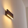 Obion Wandlamp LED Roest, 2-lichts