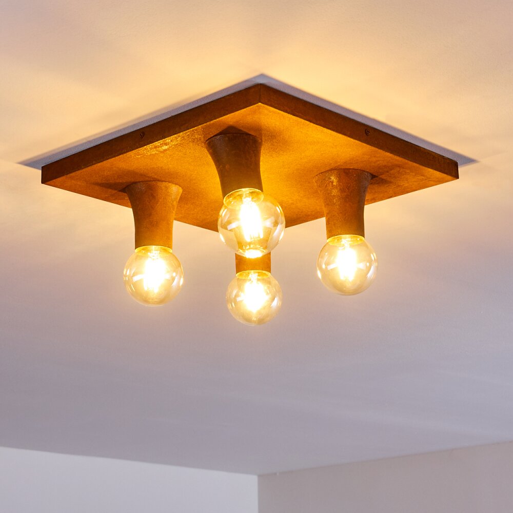 Kimstad Plafondlamp Roest, 4-lichts