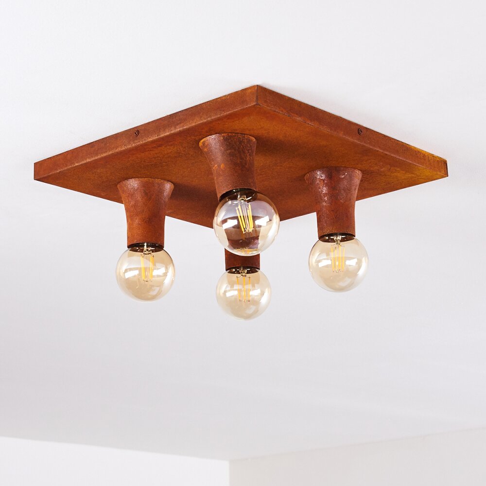 Kimstad Plafondlamp Roest, 4-lichts