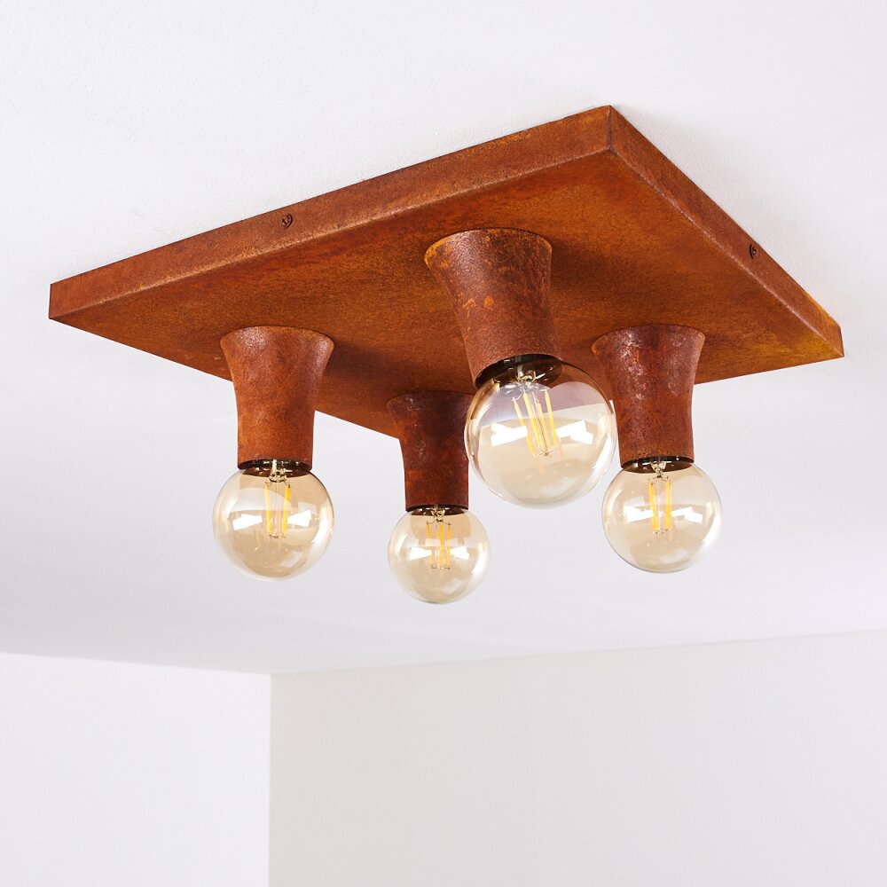 Kimstad Plafondlamp Roest, 4-lichts