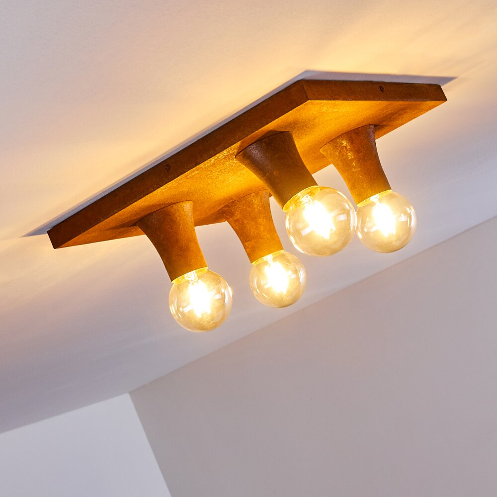 Kimstad Plafondlamp Roest, 4-lichts
