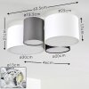Skelbaek Plafondlamp Wit, 4-lichts
