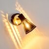 Vantaa Muurlamp Zwart-Goud, 1-licht